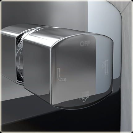 Bateria prysznicowa podtynkowa 3-drożna Kohlman Foxal QW211F chrom