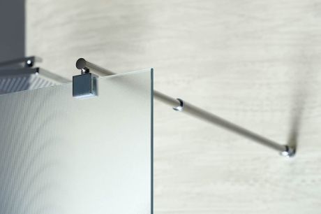 Przejdź do produktu Kabina prysznicowa 110 cm typu walk-in Aqualine WI110 chrom