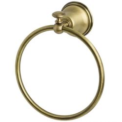 Akcesoria łazienkowe wieszak Ring Gedy Allpe Harmony HA015 bronzo
