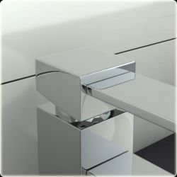 Bateria umywalkowa wysoka Kohlman Axis QB170N chrom 