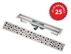 Odpływ liniowy APZ1 90 cm z dekoracyjnym rusztem Buble 850