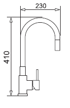 Przejdź do produktu Bateria kuchenna Pyramis Flessi czarna 090919638