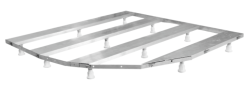 Brodzik półokrągły 100x100x5cm Schedpol Omega 3.0460 R55