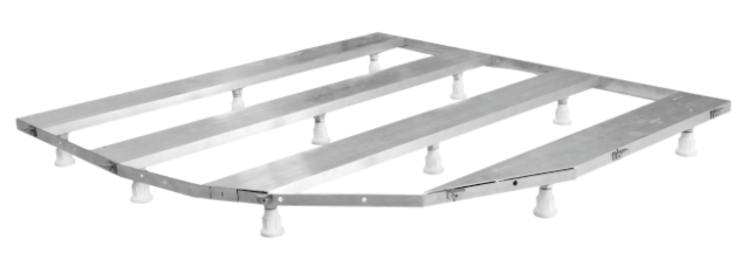Brodzik półokrągły 100x100x5cm Schedpol Omega 3.0460 R55