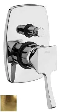 Bateria prysznicowa podtynkowa 2-drożna Sapho Chic 42188-06 bronzo