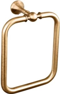 Akcesoria łazienkowe wieszak kwadratowy B&A seria Regency RE 213 bronzo