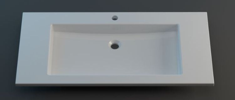 Umywalka Solid Surface na indywidualny wymiar z misą Lite SOL