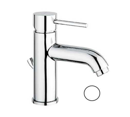 Bateria umywalkowa z korkiem Emmevi Piper biały 45003BO