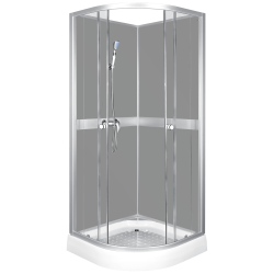 Kabina prysznicowa z brodzikiem 90x90x210 cm Kerra Classic Grey 90