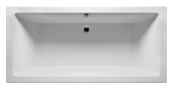 Wanna prostokątna do zabudowy 200x90cm z super cienkim rantem Riho Lugo B137001005 biały połysk
