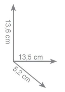 Akcesoria łazienkowe uchwyt na papier z klapką Gedy seria Eros 2325 rysunek techniczny
