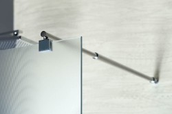 Kabina prysznicowa 90 cm typu walk-in Aqualine WI090 chrom