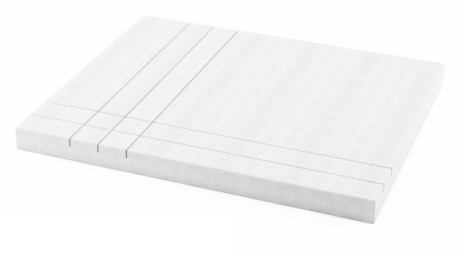 Przejdź do produktu Brodzik podpłytkowy prostokątny 130+50x80x12,5cm Schedpol Base z odpływem liniowym do wypełnienia kaflem 10.033/OLPL