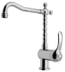 Bateria zlewozmywakowa Retro 29 cm z długą wylewką Sapho Kirke KI14C chrom