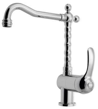 Przejdź do produktu Bateria zlewozmywakowa Retro 29 cm z długą wylewką Sapho Kirke KI14C chrom