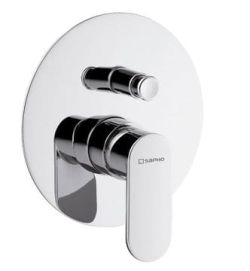 Bateria prysznicowa podtynkowa z przełącznikiem 2-drożna kompletna Sapho Dandy 5885X chrom