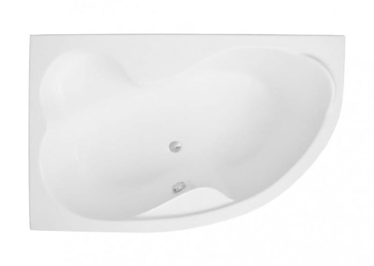 Wanna narożna asymetryczna 160x105 cm Polimat MEGA 00230