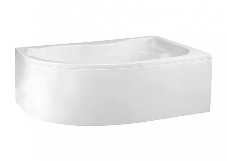 Wanna narożna asymetryczna 160x105 cm Polimat MEGA 00229 
