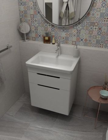 Przejdź do produktu Umywalka naszafkowa 80x45 cm Sapho City KE080