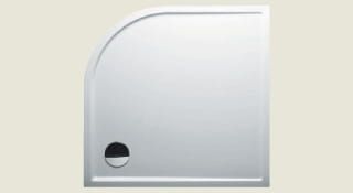 Przejdź do produktu Brodzik półokrągły płaski 90x4,5x90 cm  Riho Zurich D001022005 biały połysk                      