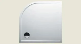 Brodzik półokrągły płaski 90x90x4.5 Riho Zurich D001022005
