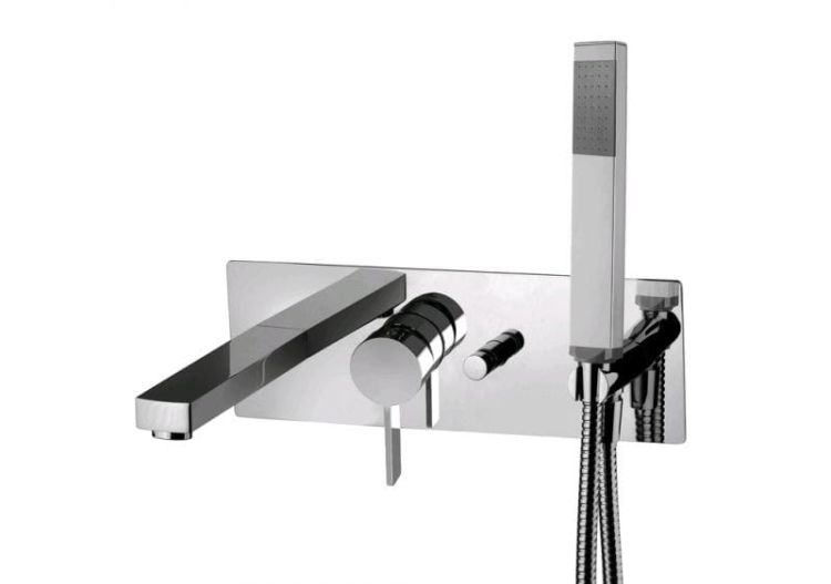 Bateria prysznicowo-wannowa Paffoni Rock RO001CR chrom