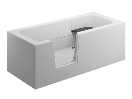 Przejdź do produktu Wanna prostokątna dla niepełnosprawnych 170x75 cm Polimat VOVO 00894 biały