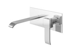 Bateria umywalkowa podtynkowa z wylewką 17 cm Kohlman Axis QW185N chrom