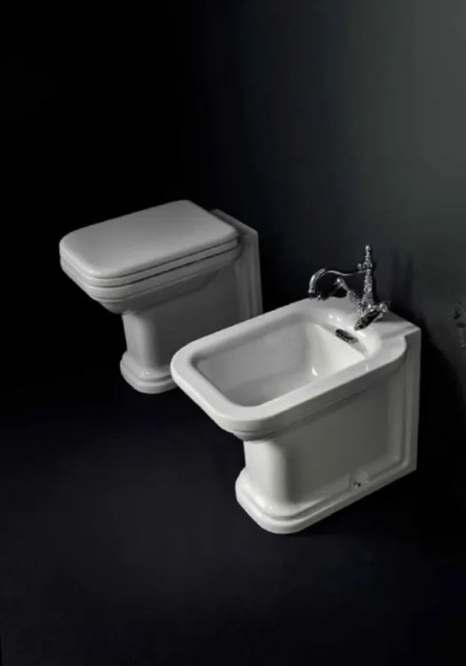 Kerasan Waldorf bidet stojący złoto 4121K2