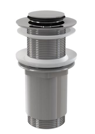 Przejdź do produktu Spust umywalki klik-klak 5/4" metalowy bez przelewu Alcaplast A394 mały korek