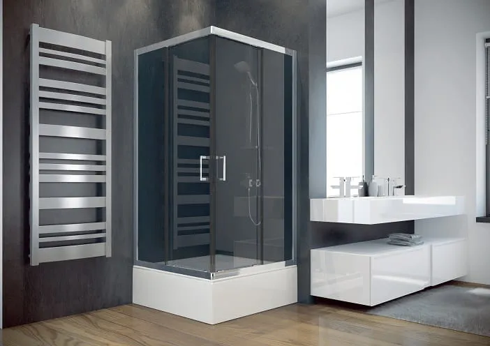 Kabina prysznicowa kwadratowa 80x80x165 cm Besco Modern 80