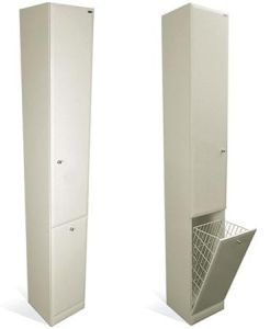 Słupek łazienkowy z MDF wysoki S7 z koszem 