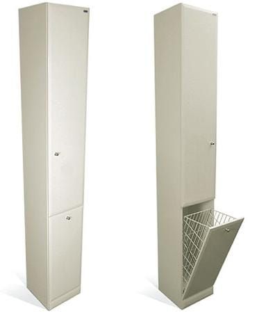 Słupek łazienkowy z MDF wysoki S7 z koszem 