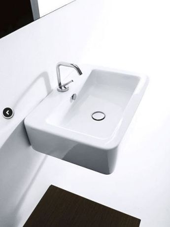 Przejdź do produktu Umywalka podwieszana 60x17x43 cm Kerasan Ego 324201