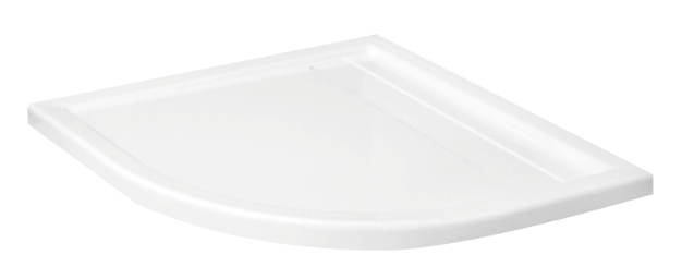 Brodzik półokrągły 90x90x6,5cm Schedpol Camparo 3.084 R55