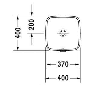 Przejdź do produktu Umywalka blatowa 37cm, Duravit DuraStyle 037337