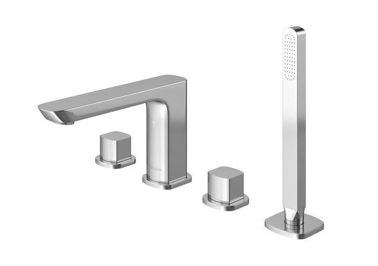  Bateria wannowa 4-otworowa Kohlman Foxal QB240F chrom