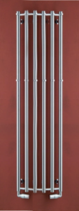 Grzejnik łazienkowy 42x95 cm PMH Rosendal inne dostępne kolory R1SS/6 stal szczotkowana