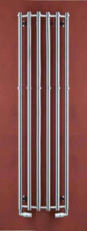 Grzejnik łazienkowy 42x95 cm PMH Rosendal inne dostępne kolory R1SS/6 stal szczotkowana