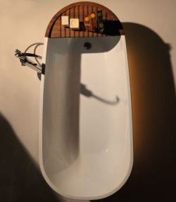Kerasan drewniana półka do wanny Aquatech 3751