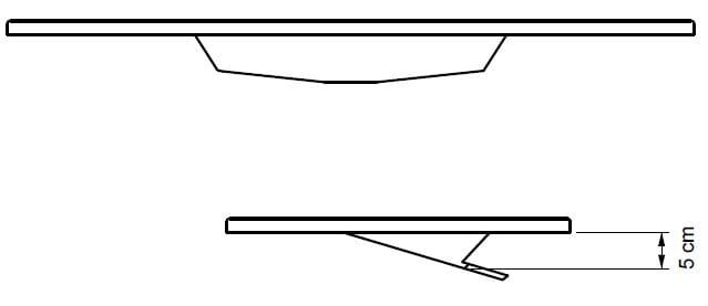 Umywalka Solid Surface na indywidualny wymiar z komorą Edge 48x30 z odpływem liniowym SOL