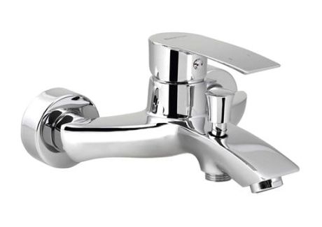 Przejdź do produktu Bateria wannowa z wylewką i przyłączem do węża Sapho Trevia TN010 chrom