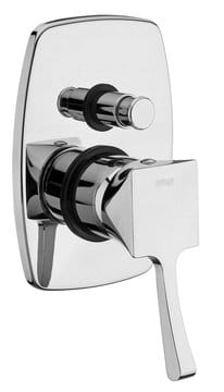 Przejdź do produktu Bateria prysznicowa podtynkowa 2-drożna do podłączenia 2 urządzeń, kompletna Sapho Chic 42188 chrom