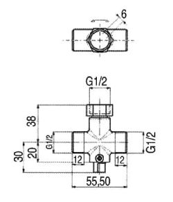 Mieszacz 9020 rysunek techniczny