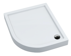 Brodzik półokrągły 100x80x14cm Schedpol Competia 3.0172 R55 prawy