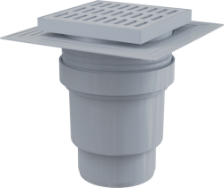 Kratka ściekowa plastikowa 150x150/110 mm odpływ pionowy Alcaplast APV11