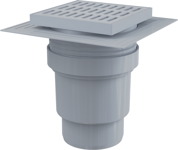 Kratka ściekowa plastikowa 150x150/110 mm odpływ pionowy Alcaplast APV11