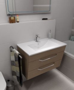 Umywalka naszafkowa 90x46 cm Sapho Slim 1601-90