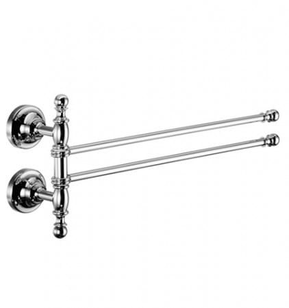 Przejdź do produktu Akcesoria łazienkowe podwójny wieszak 38 cm Gedy Allpe Perla PE013 chrom