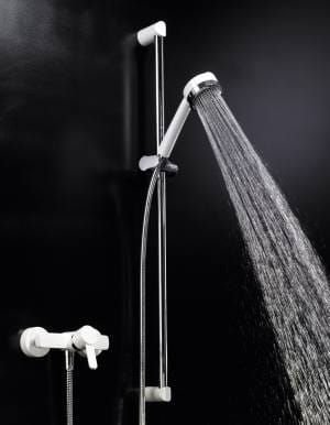 Przejdź do produktu Bateria prysznicowa ścienna Kludi Zenta 388709175 biała